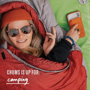 Chums Sunglass Sleeper Polyester Case – Lightweight Scratch Free Ultra Slim Glasses Case - B5CTSCIB8