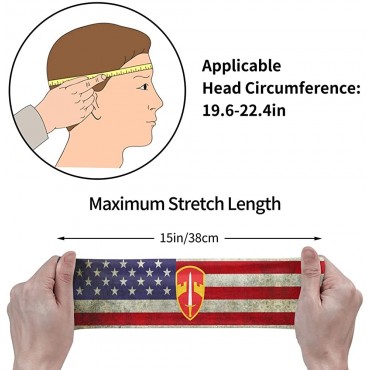 Military Assistance Command Vietnam Unisex Running Headband Suitable for Running Cycling Basketball Yoga Fitness Workout Elastic Hair Band - BXT6GB3KE