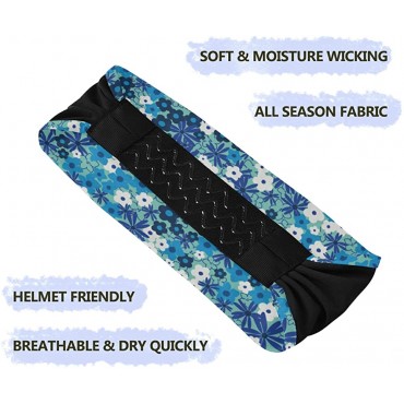 susiyo Spring Wild Flowers Headband for Women Sweatband Hair Sweat Wicking Head Bands Non-Slip for Workout Yoga Running Fitness Exercise Sport - B2TBQ8WWZ