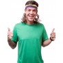 The Rainbow Warrior Mullet Headband Wig - BI0GKIBGY