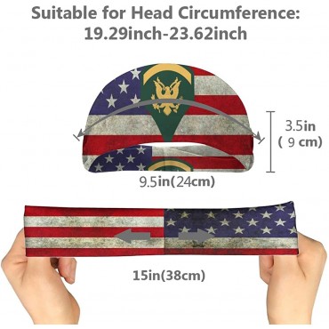 US Army E-5 Specialist Unisex Running Headband Suitable for Running Cycling Basketball Yoga Fitness Workout Elastic Hair Band - BUWS09NMM