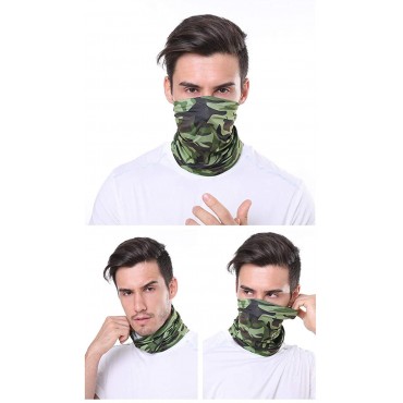 5 Pack Neck Gaiter Balaclava Bandana Headwear Face Cover Mask Headband for Women Men - BU8DXQQRQ