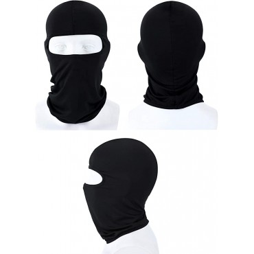 6 Pieces Balaclava Face Cover Sun Protection Cover Breathable Long Neck Cover for Outdoor Activities - B7FKX4CHP