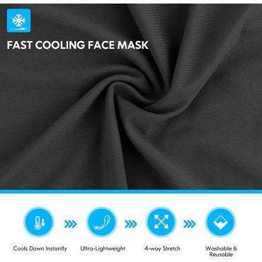 AstroAI Neck Gaiter Face Mask Adjustable Bandana Breathable Balaclava UV Protection Face Scarf Cover for Men Women Ideal for Yoga Hiking Cycling Motorcycle Running Musical Festival - BZERBAXVJ