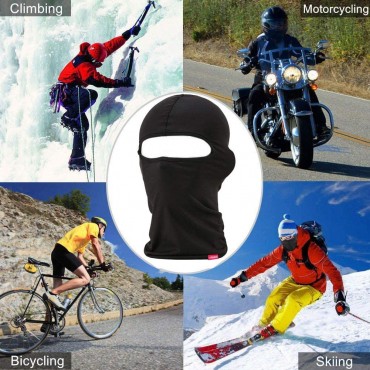 Balaclava Face Mask 2 Pack Lightweight Motorcycle Black Warmer Ski Mask for Men Bandana - BRWPLZNG2