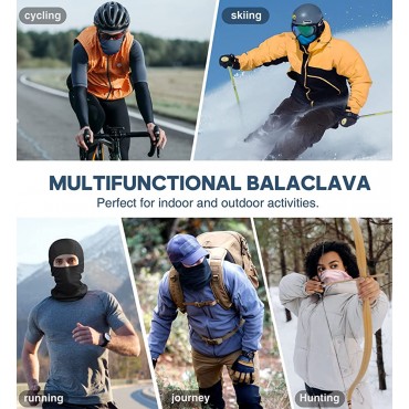 Doerix Balaclava Face Mask for Men Women Sun Hood Tactical Lightweight Ski Motorcycle Running Riding - BAAV7I9OE