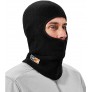 FR Rated Balaclava Winter Face Mask Thermal Fire Resistant Modacrylic Fleece Ergodyne N-Ferno 6828,Black - BW4G3KPS5