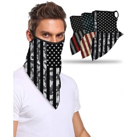 Multi-Pack Face Bandana with Ear Loops Neck Gaiter Face Scarf Neck Cover Face Cover for Men Women and Teens - BBMYR9KC3