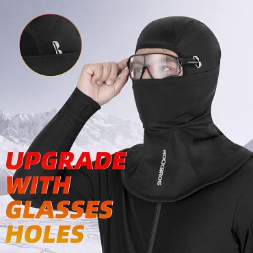 ROCKBROS Balaclava Ski Mask for Men Cold Weather Windproof Breathable Neck Gaiter Skiing Cycling Motorcycle Mask - BRD3UDBRT