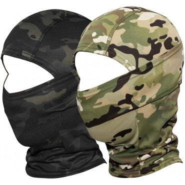 YOSUNPING Multicam Balaclava Camo Face Mask for Men Women Motorcycle Ninja Tactical Army Hunting Ski Mask - BCA37DLW7