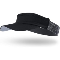 Arcweg Sun Visor Hat Women Men Sports Headband Elastic with Brim UV Protection UPF 50+ Foldable Sun Cap Sweatband 20.5''-22'' - BVWHG7HLX