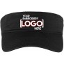 Custom Embroidered Unisex Sports Visor Hat 5 or 10 Pack Add Your Logo Personalized 3-Panel Adjustable Fit Sun Cap - BYPCY4K8O
