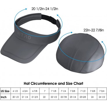 HITRO Variable Visor with Removable Hat Top Unisex Baseball Sports Caps Quick Dry - BJH1VSBFQ