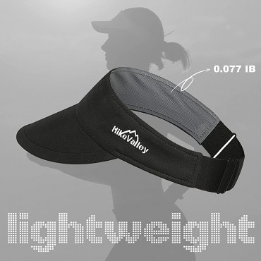 Sun Visor for Men Women Topless Adjustable Lightweight UV Protection Hat for Golf Yoga Tennis Hiking Running Sports - B4K4P3WL7
