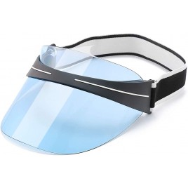 Sun Visor Hat Cat for Women Men Adjustable Outdoor Sun Headband UV Protection Face Shield Oversized Sunglasses - BSLATUHWP