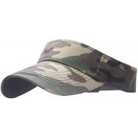 Unisex Camo Sun Visor Hat for Running Cycling Golf Tennis Summer Adjustable Baseball Cap Empty Top Hats Sports Sun Hats - B2UJNEX2P