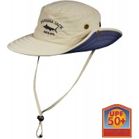 Boonie Fishing Hat Lightweight Packable UPF SPF 50+ Sun Protection 3" Floating Brim - BB3HFWJDK