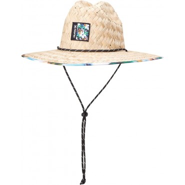 Hurley Men's Straw Hat Channel Islands Lifeguard Straw Sun Hat - BYMK0FYU1