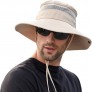 Men Women Sunscreen Cooling Hat Ice Cap Heatstroke Protection Cooling Cap Wide Brim Sun Hat with UV Protection - BJKS3HHMU
