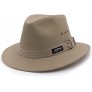 Men's Original Canvas Safari Sun Hat 2 1 2" Brim UPF SPF 50+ Sun Protection - B54LX3PQ3
