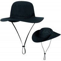 Outdoor UPF 50+ UV Sun Protection Waterproof Breathable Wide Brim Bucket Sun Hat for Men Women - B1PCR2G6I