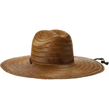 Quiksilver Men's Pierside Lifeguard Beach Sun Straw Hat - B4T63Z8ZV