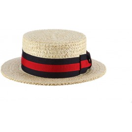 Scala Men's Dress Straw 1 Piece 10 11Mm Laichow Braid Boater Hat - BMCYZ9EYD