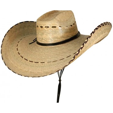 SOLID WING Oversized Cowboy Wide Brim Straw Hat - BCX6ETYTY