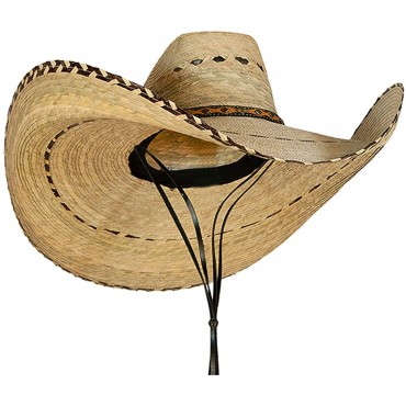 SOLID WING Oversized Cowboy Wide Brim Straw Hat - BCX6ETYTY