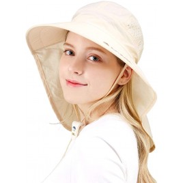 Sun Hat for Men Women Sun Protection with Wide Brim and Neck Flap Lightweight Breathable Ponytail Hats - BFK40MPPK