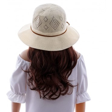 Tongcloud Sun Straw Hat Wide Brim Floppy Beach Sun Visor Hat Summer Straw Hat Floppy Straw Sun Hat Summer Hat for Women Girl - BGQGANVJF