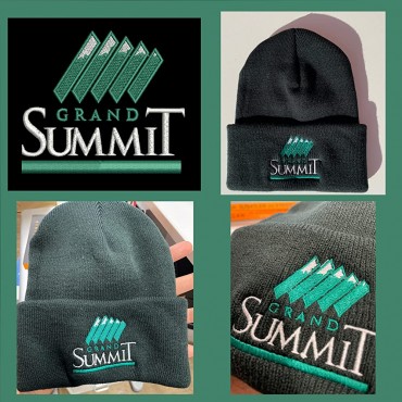 Custom Logo Beanies 5 or 10 Pack Add Your Embroidered Design Personalized Winter Knit Cap Hats for Business - BDTBBZYML