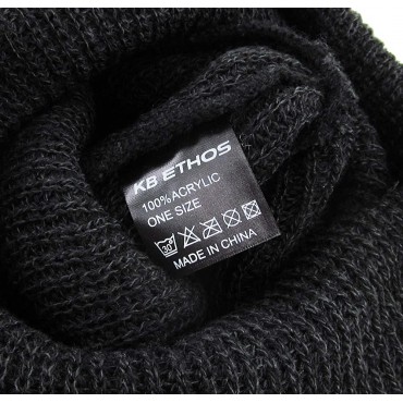 KBETHOS Comfortable Soft Daily Slouchy Beanie Collection Winter Ski Baggy Hat Unisex Various Styles - B5VF4TS3A
