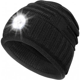 Led Hat Gifts for Dad Grandpa Papa Husband Men Him from Daughter Son Kids Wife Led Beanie Hat with Light Built in Cool Gadgets Mechanic Gifts for Men Who Have Everything Teen Boys Birthday Gift Ideas - B714TYUXL
