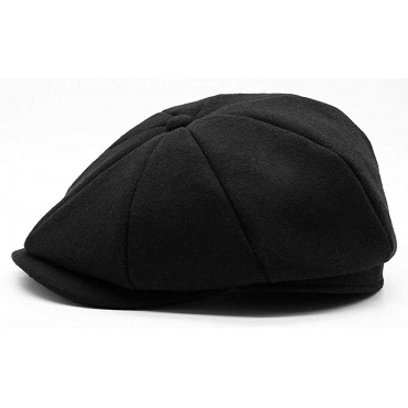 Fashion Men’s Classic Newsboy Gatsby Hat Blend Wool Vintage Flat Ivy Cabbie Cap Boyfriend GiftsMedium Large X-Large - BGX6PNP5L