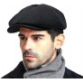 Fashion Men’s Classic Newsboy Gatsby Hat Blend Wool Vintage Flat Ivy Cabbie Cap Boyfriend GiftsMedium Large X-Large - BGX6PNP5L