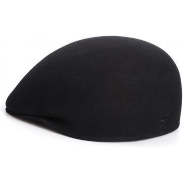 Flat Cap Seamless Wool Newsboy Caps for Men and Women Classic Ivy Cap Driver Cabby Beret Hat - BOFN2VO72