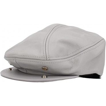Gatsby Ivy Collection Classic Newsboy Cabbie Applejack Leather Hats Caps - BIOYPWQUO
