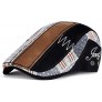 PORSYOND Men Flat Cap Newsboy Hat Beret Cabbie Ivy Cap Patchwork Adjustable Gatsby Newsboy Hat - B90HC3SVK