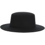 Adult Women Men Flat Top Hat Fedora Hats Trilby Caps Panama Hat Jazz Cap - B7503FK2O
