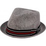 Epoch hats Mens Summer Fedora Cuban Style Short Brim Hat - B3TU06SKF