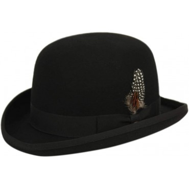 Epoch hats Men's Wool Felt Derby Hat - BXSBF40ID