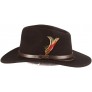 Scala Classico Men's Crushable Felt Outback Hat - BVITFT18N