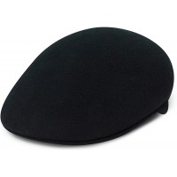 The Hat Depot Proudly Premium Quality Genuine Leather & 100% Wool Crushable Gatsby Ivy Soft Ascot Hat - BG6N6INYC