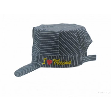 Adult Men's Train Engineer Railway Hat The Real McCoy Adult Green Steam Engine with “ I Trains “ - BDHYXCIOZ