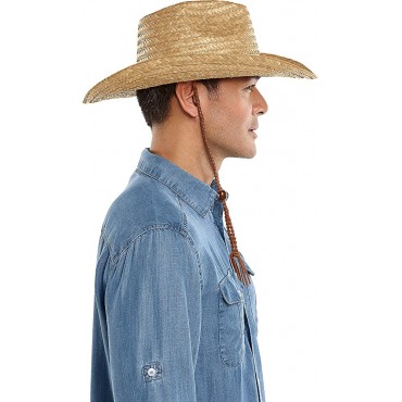 Coolibar UPF 50+ Men's Liam Cowboy Hat Sun Protective - BFO6P4VCL