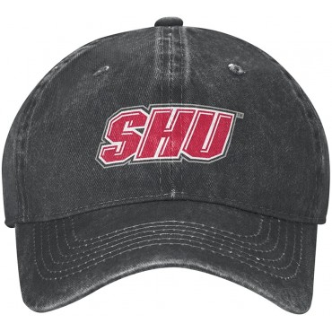 Hanqijijia Sacred Heart University Logo Unisex Cowboy Hat Sweat-Absorbing and Breathable Adjustable Design - BW7W8082U