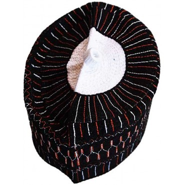 Mbariket Nigerian African Men's Cotton Aboki Hausa Cap Hat Made in Nigeria 22 in - BWINSOEYJ