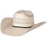 NRS Mens Fancy Vent Ivory Rancher Crease Straw Cowboy Hat - B00CZQXNK