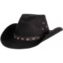Outback Trading Company Men's 14716 Badlands UPF 50 Waterproof Breathable Western Cowboy Cotton Oilskin Hat - B6RM0LY2O